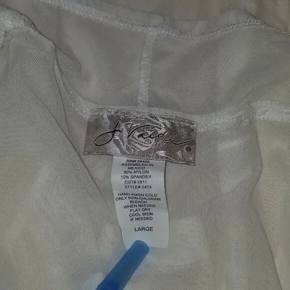 White cover up by J Valdi size L - Picture 3 of 9